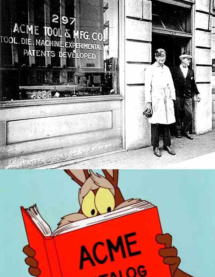 ACME Tool & Manufacturing Co., 1920's, and their most prestigious customer