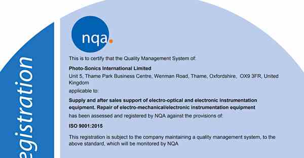 ISO 9001:2015 Certificate